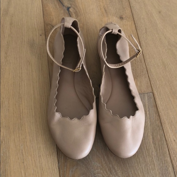Chloe scalloped ballet flat - Picture 2 of 4